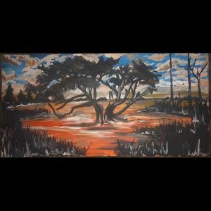 original painting called “warm beauty “